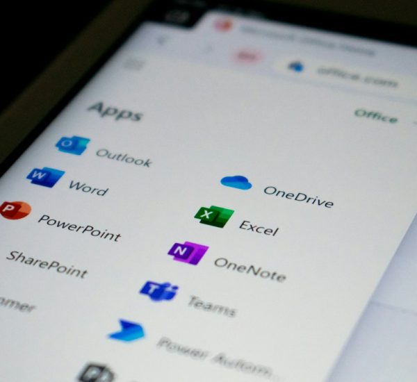 a close up of a cell phone screen with different app icons office email workflow folders flags inbox organization