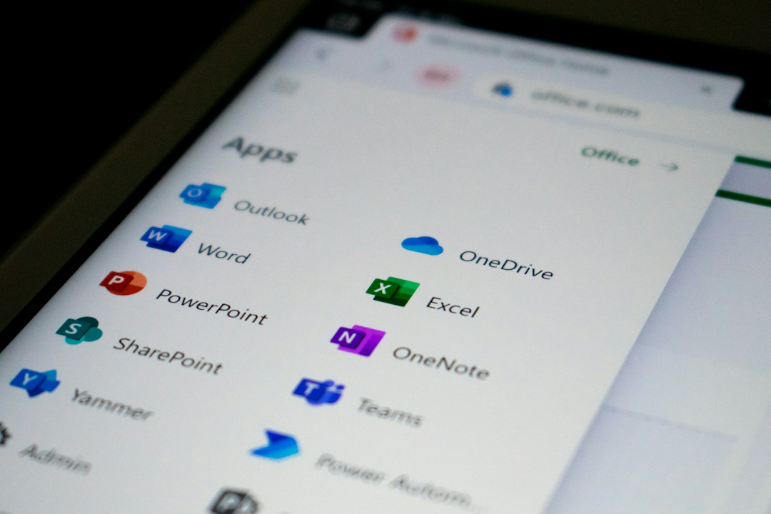 a close up of a cell phone screen with different app icons office email workflow folders flags inbox organization