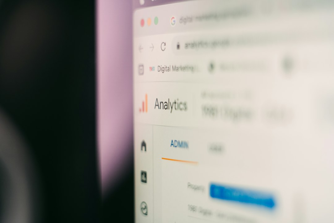 a close up of a computer screen with a blurry background sales email reply rate email analytics