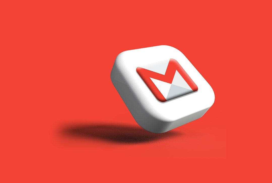 a close up of a white and red object on a red background email inbox comparison gmail outlook subject line