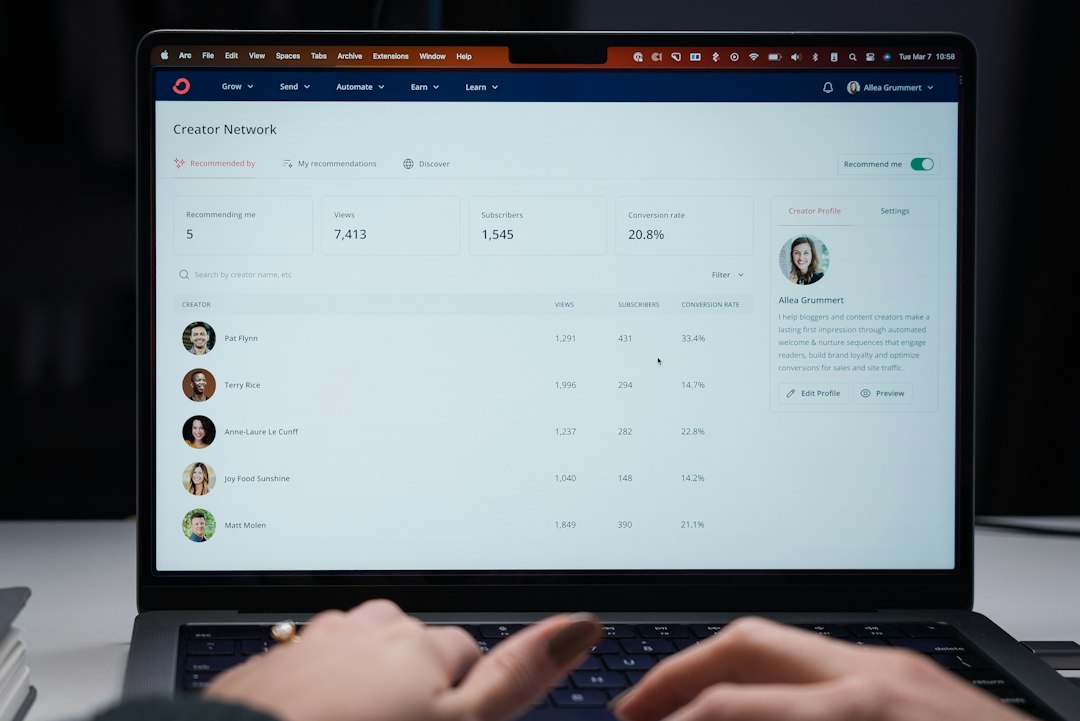 a person is typing on a laptop keyboard resort crm workflow sales pipeline guest follow up