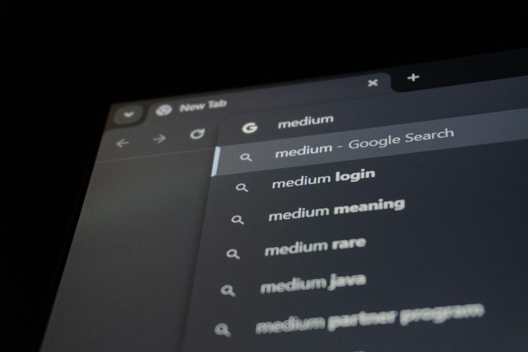 browser search bar with medium suggestions digital footprint search bar public records