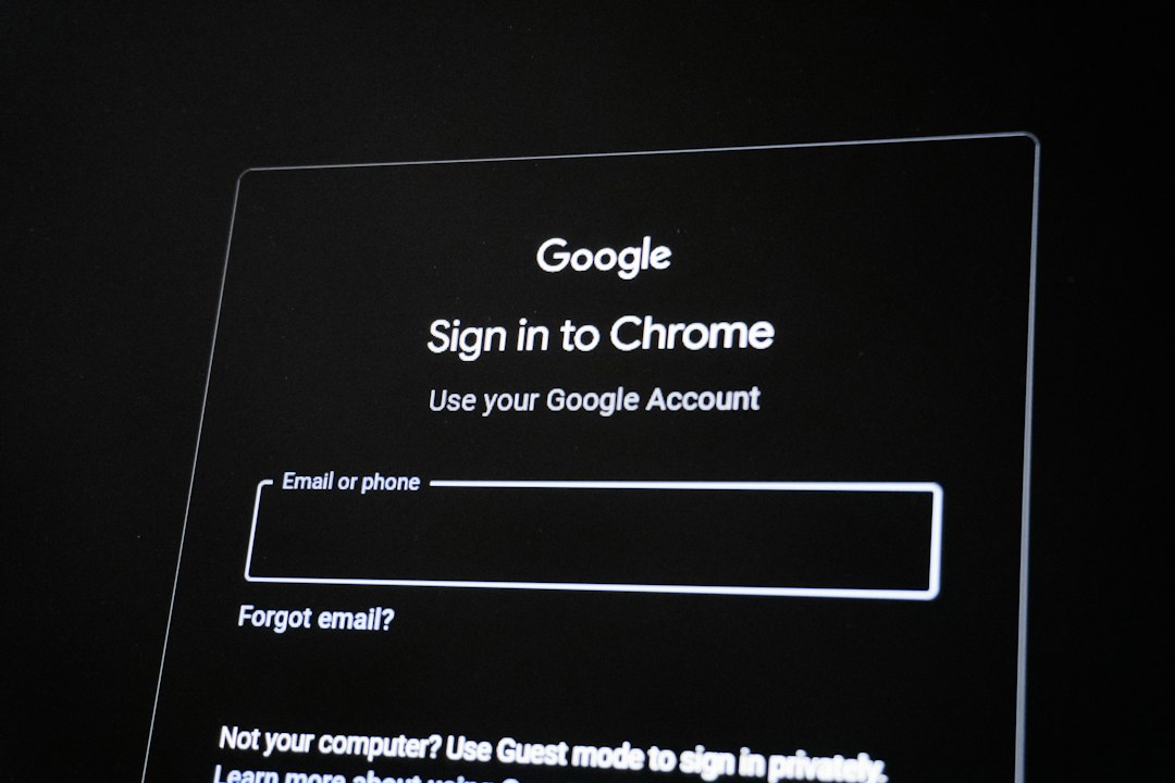 google chrome sign in screen with email field phishing email login code security warning