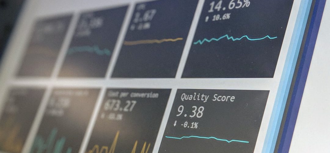 turned on monitoring screen video analytics viewer heatmap marketing dashboard