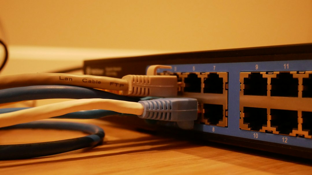 white and gray cable vpn clients laptop phone router network access