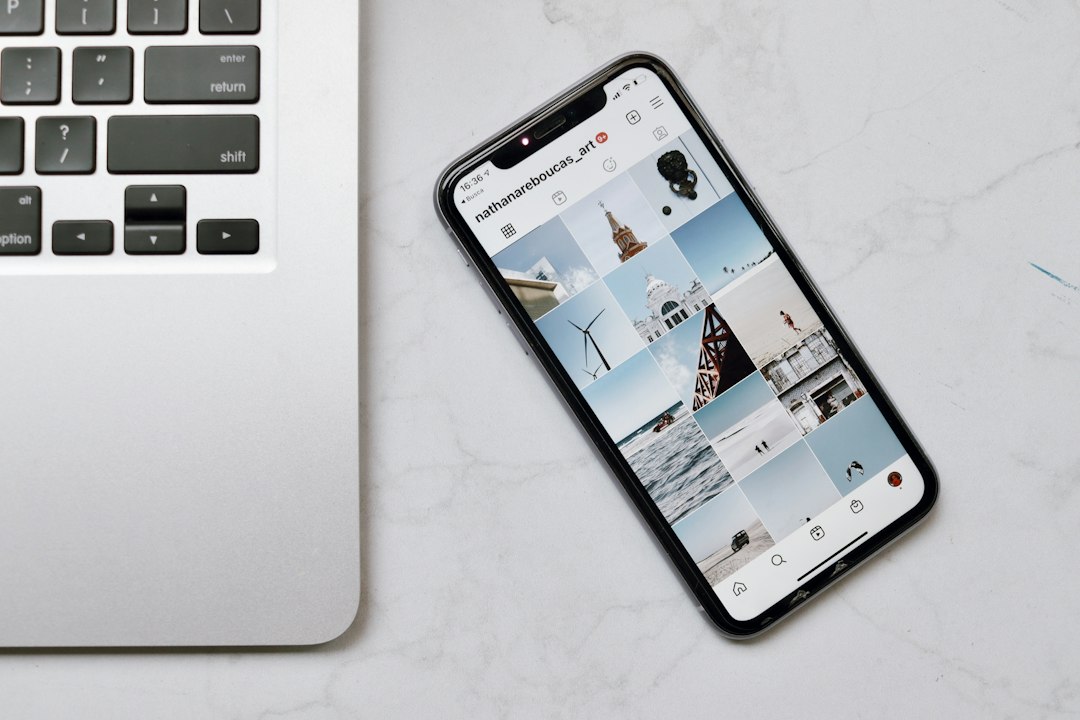 white samsung android smartphone on white table instagram dashboard creator planning social media calendar