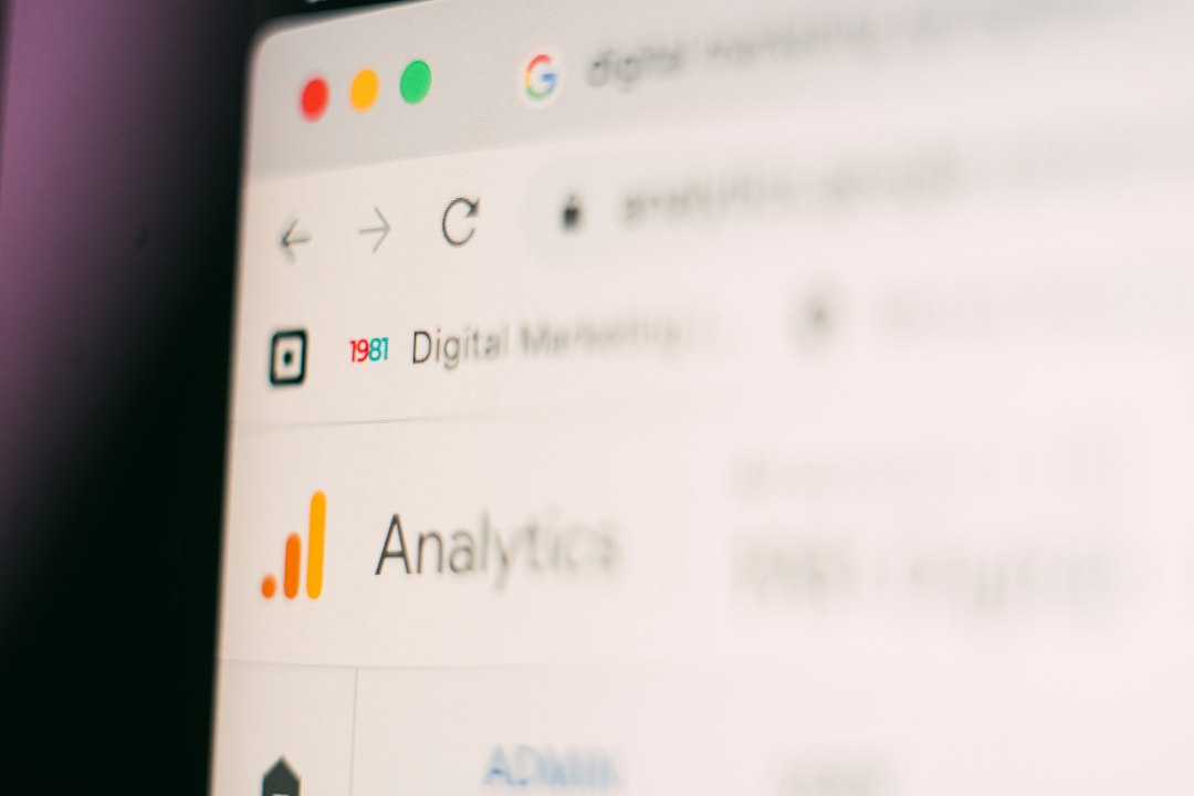 a close up of a computer screen with a blurry background seo audit warning signs website analysis