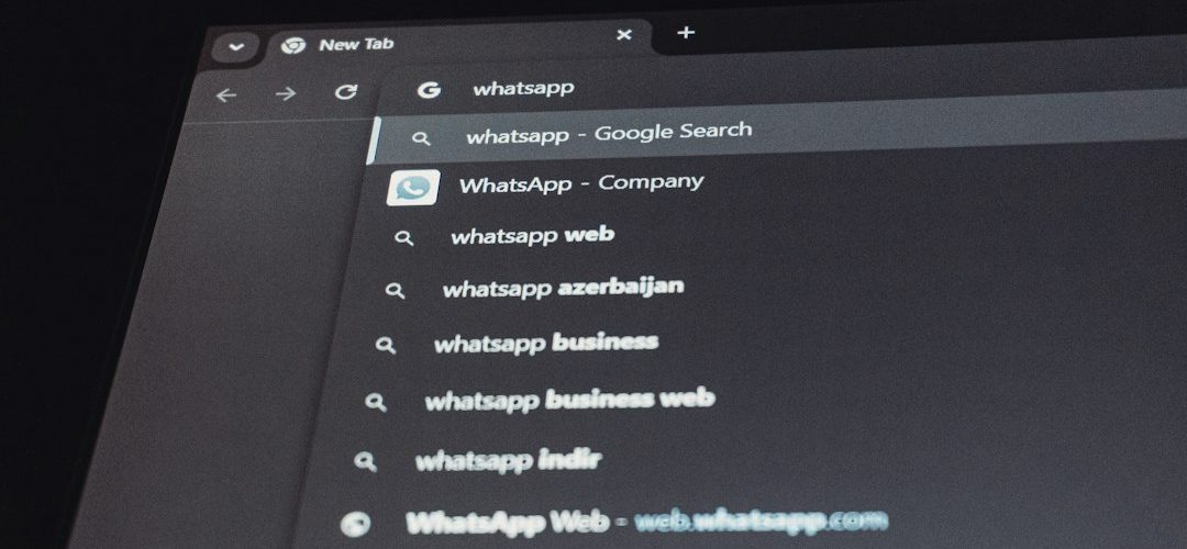 google search results for whatsapp clicked link hidden item browser interface