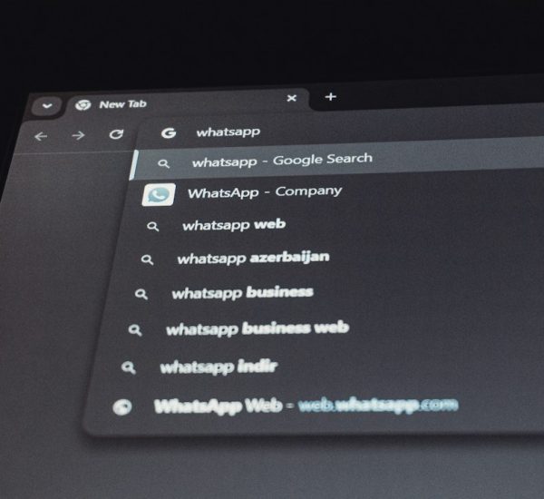 google search results for whatsapp clicked link hidden item browser interface