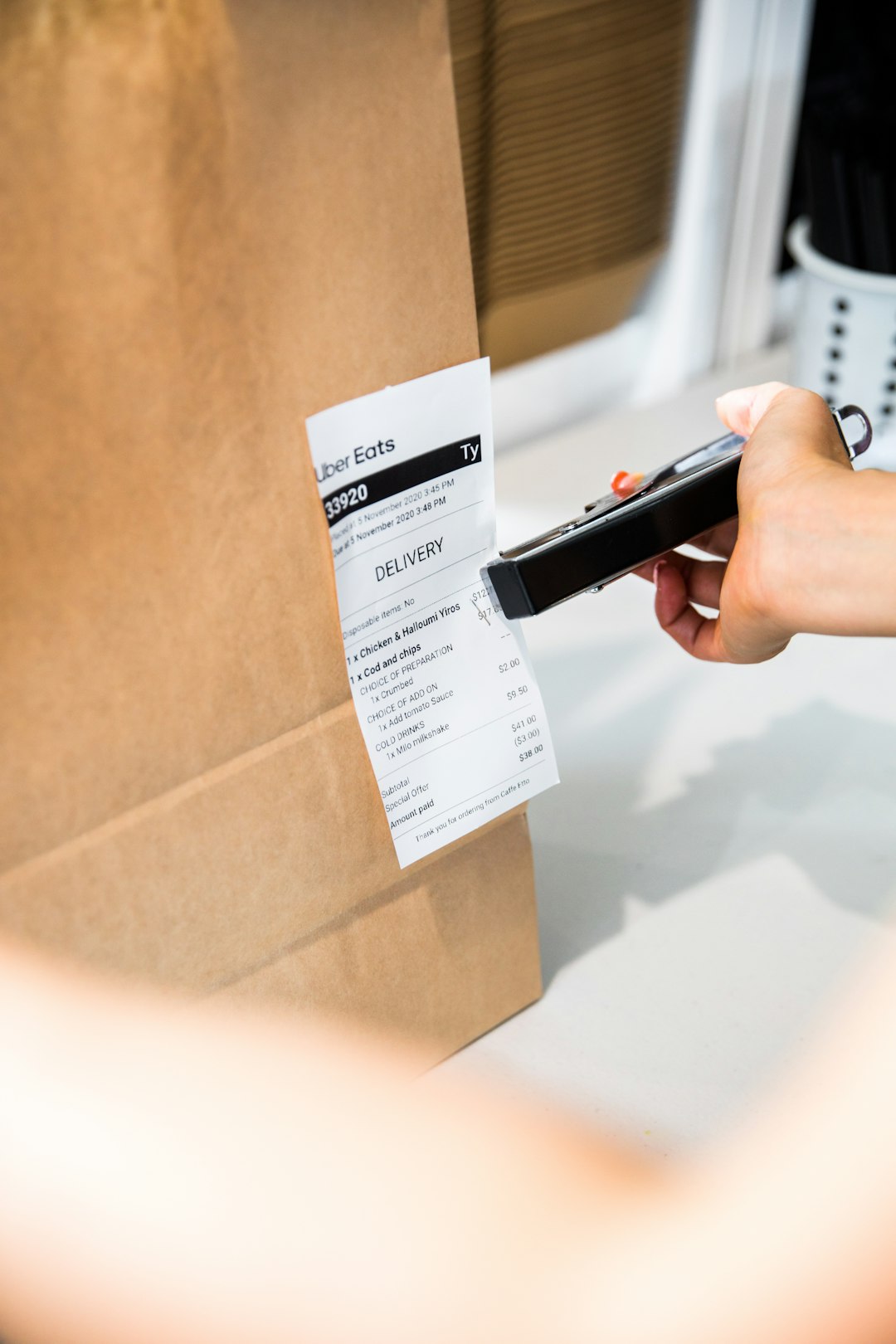 text case status screen receipt number online tracking