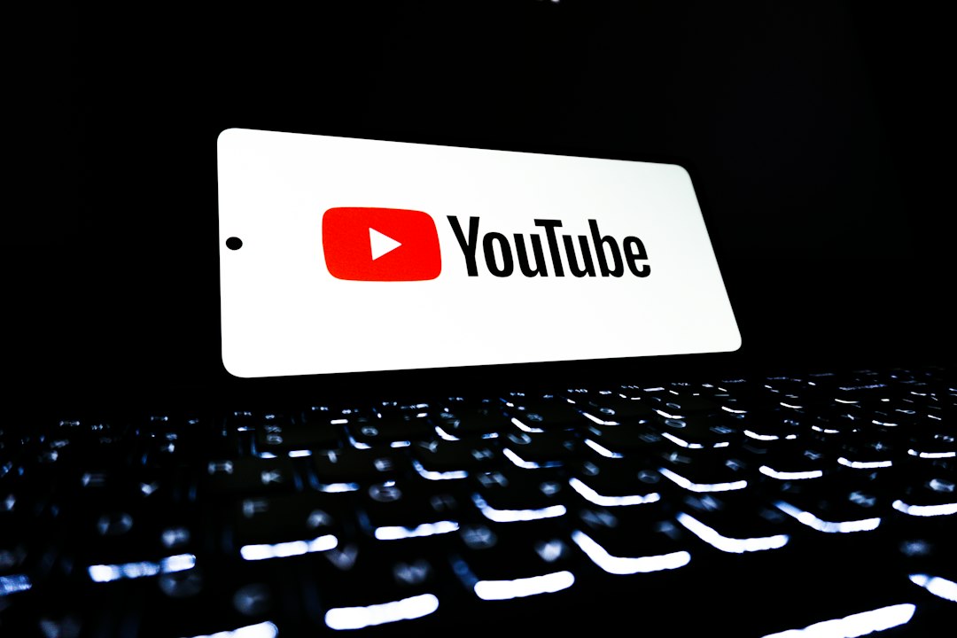 youtube logo displayed on a keyboard youtube analytics fake subscribers low engagement